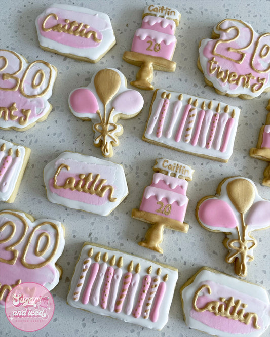 Custom Birthday Cookies