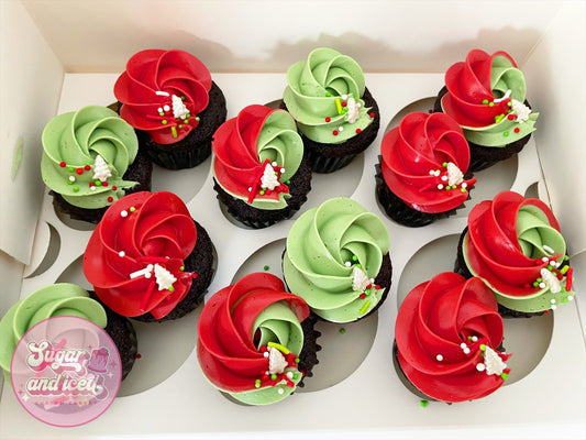 Christmas Eve Mini Cupcakes