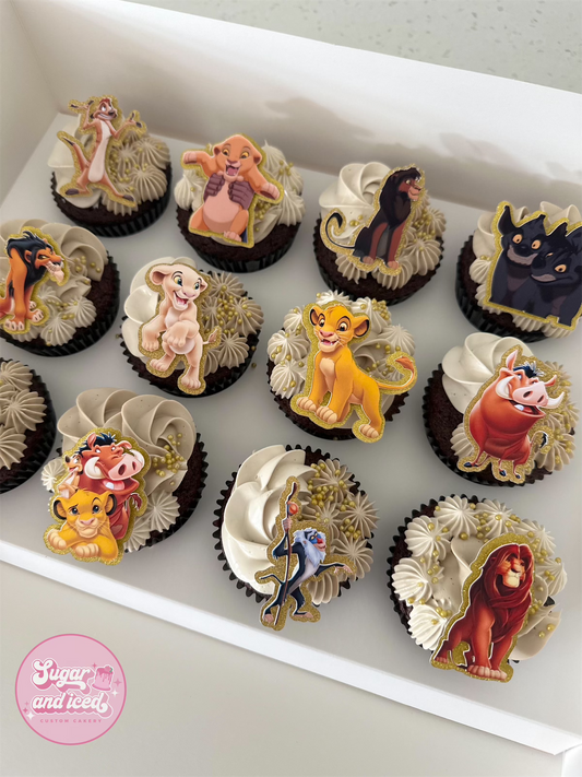 Custom Character Cupcakes