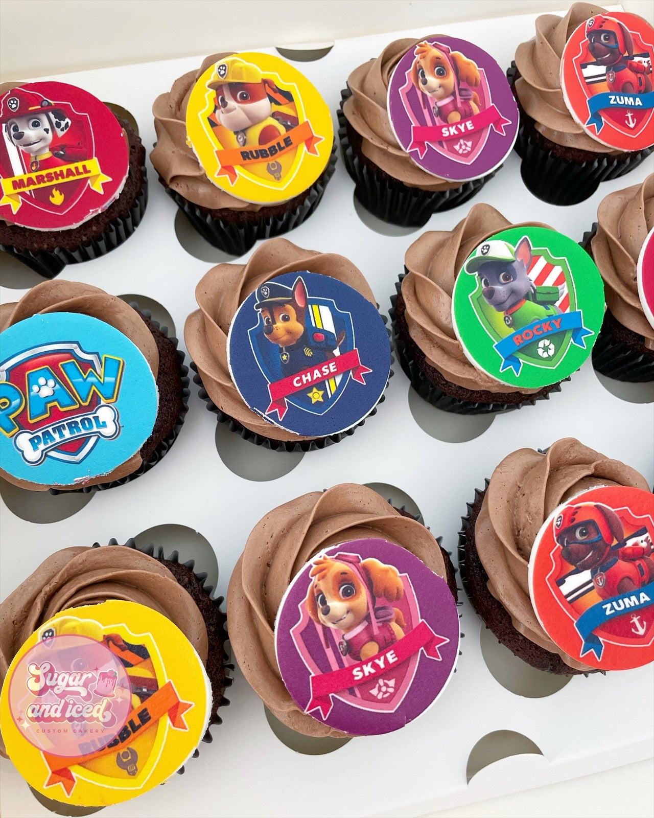 Custom Character Cupcakes