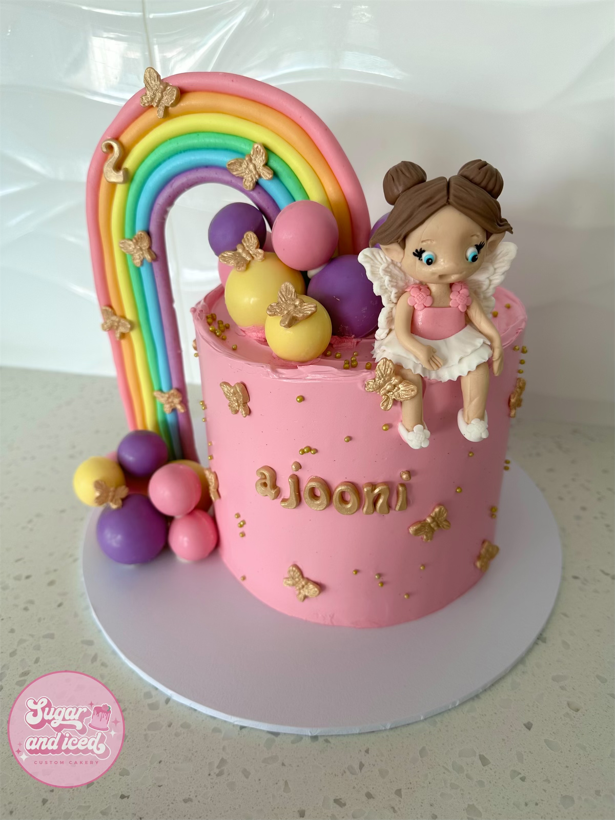 Rainbow Fairy Cake