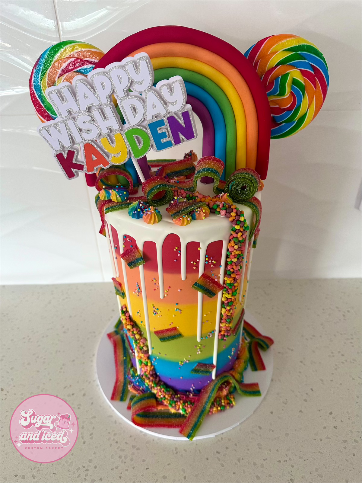 Rainbow Overload Cake