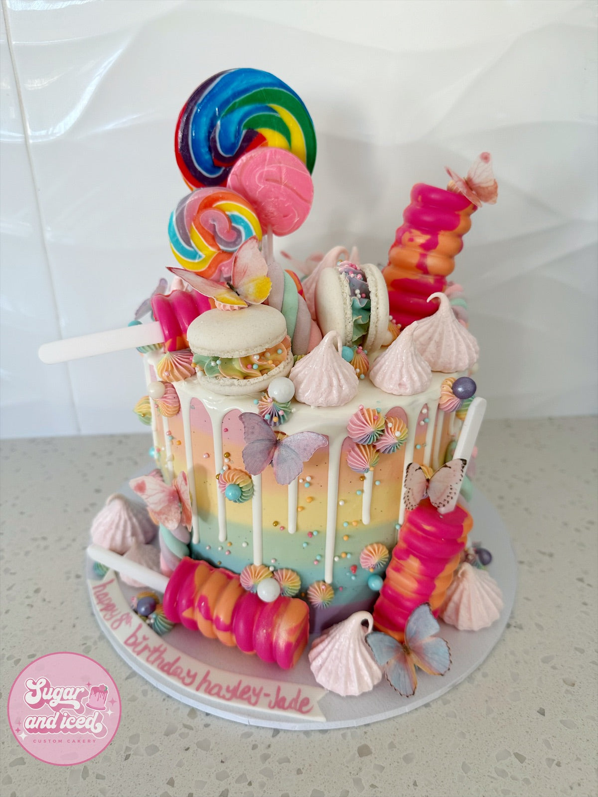 Rainbow Treat Overload Cake