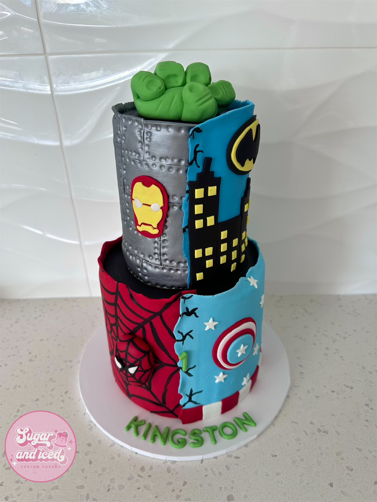 Superhero Cake
