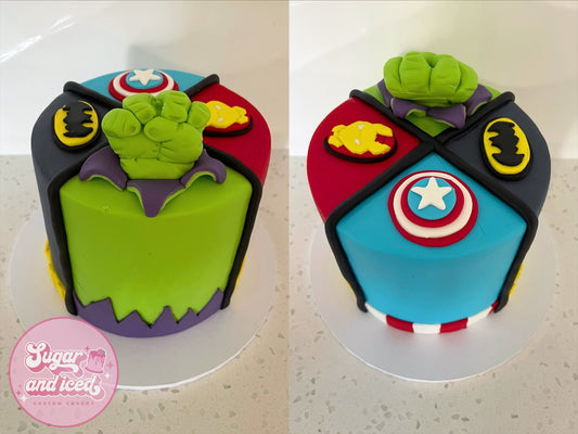 Superhero Cake