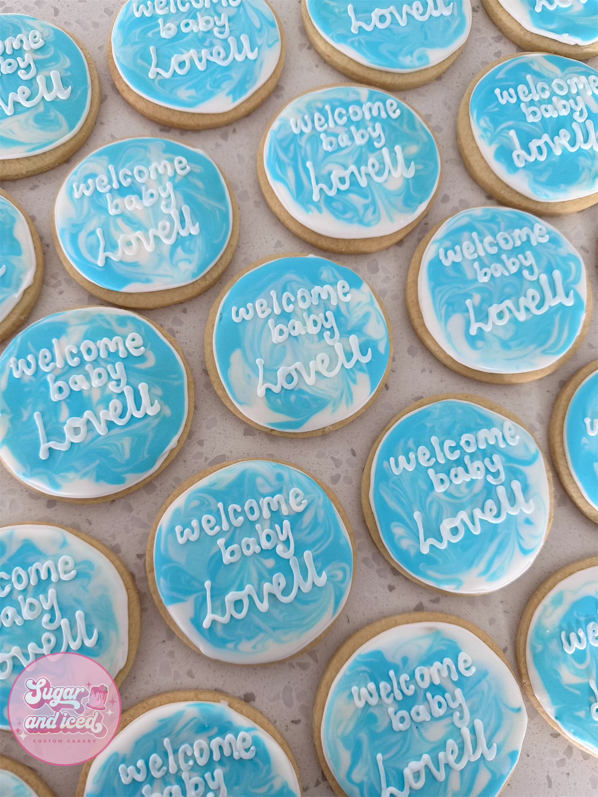 Custom Baby Shower Cookies