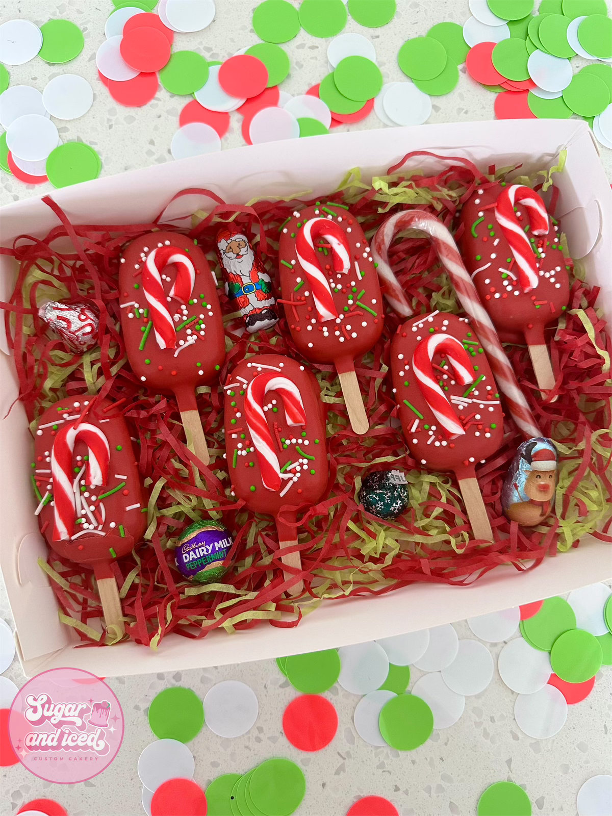 Christmas Eve Cakesicles