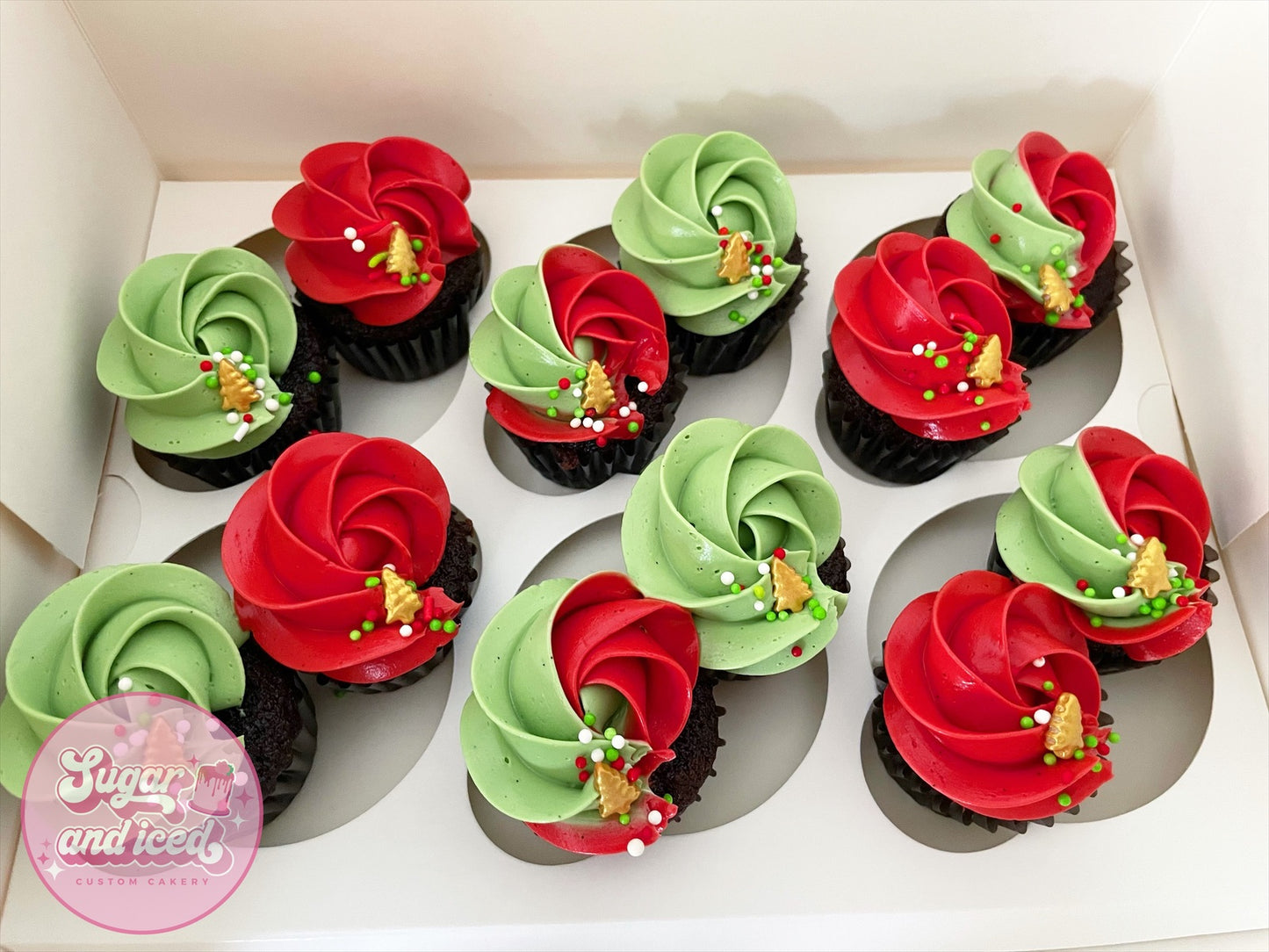 Christmas Eve Mini Cupcakes
