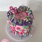 Fairy Garden Heart Cake