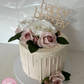 Floral Drip Cake