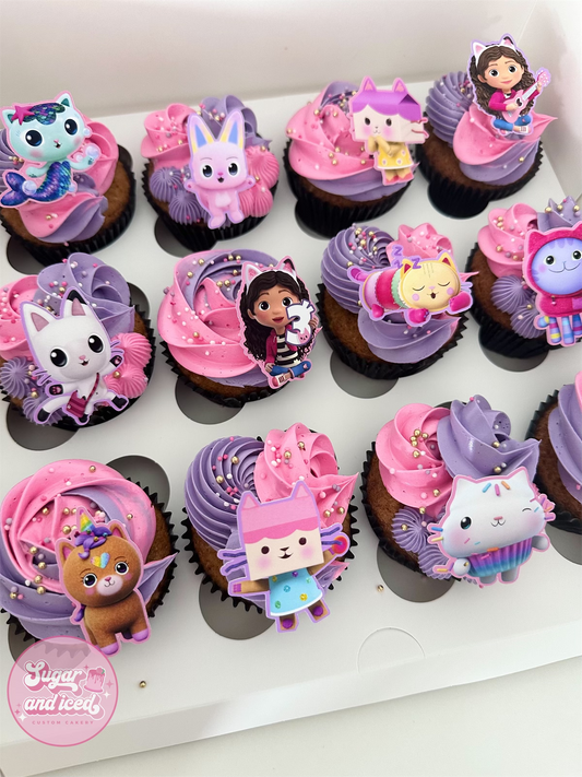 Custom Character Cupcakes