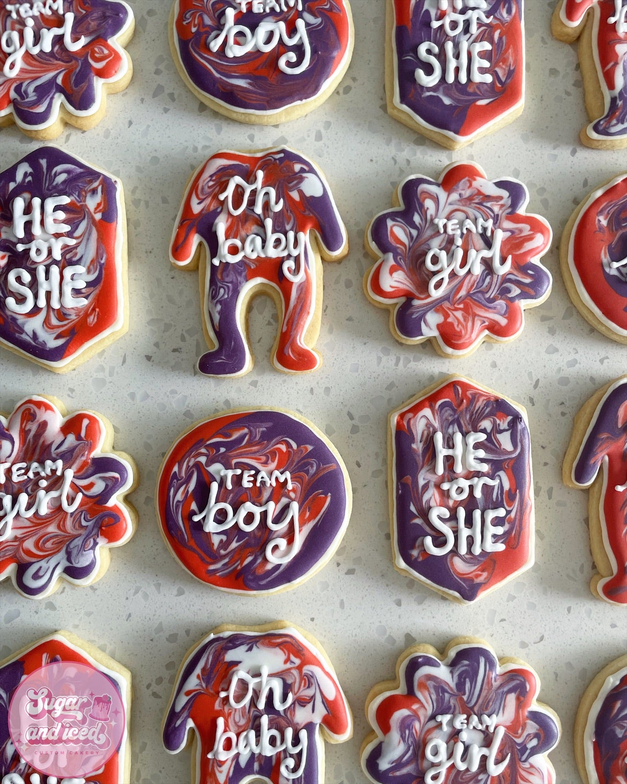Custom Baby Shower Cookies