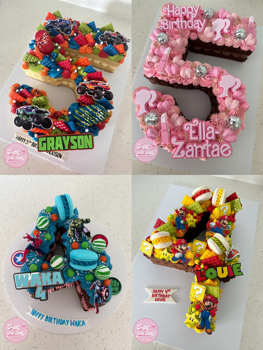 Custom Letter/Number Cake