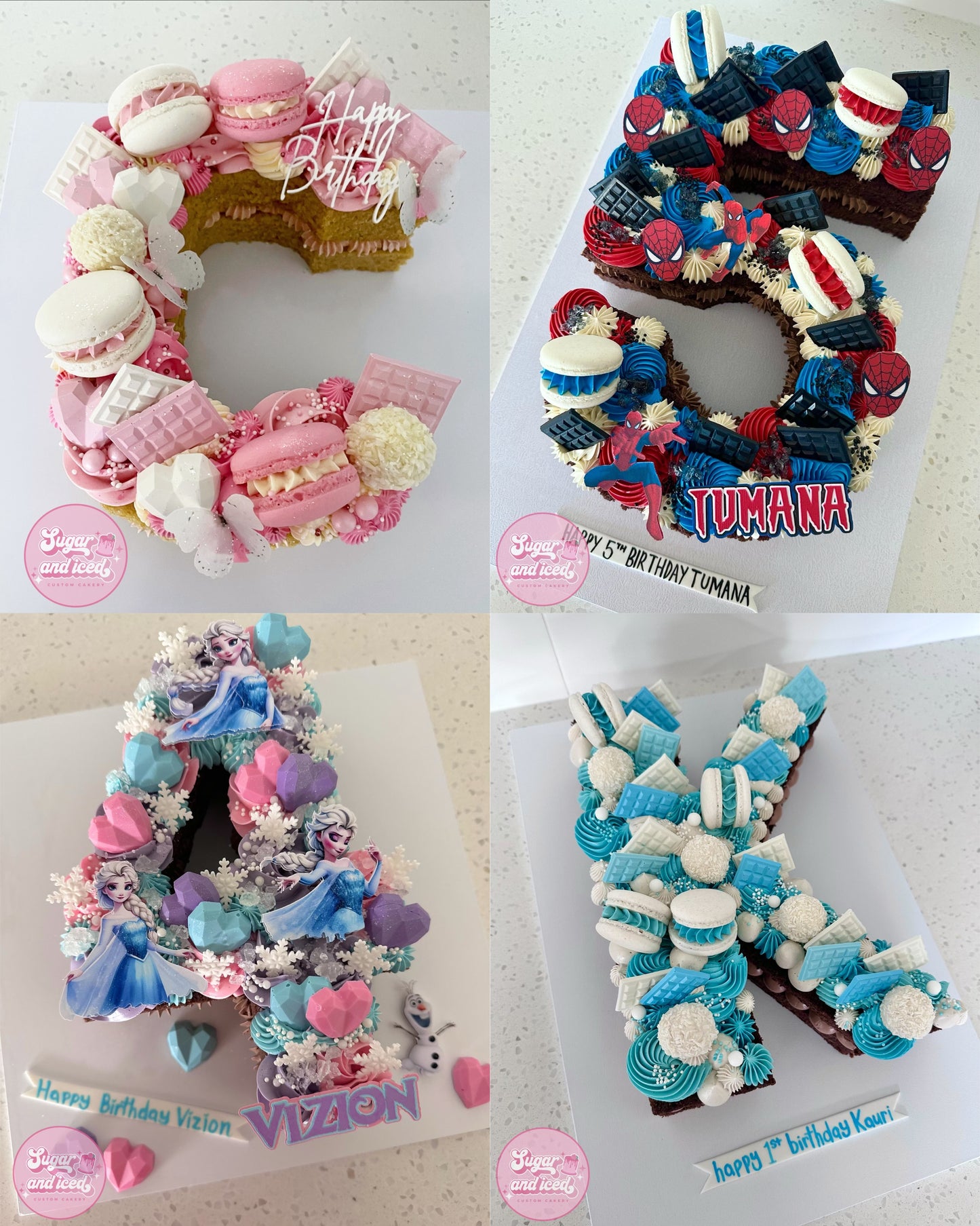 Custom Letter/Number Cake