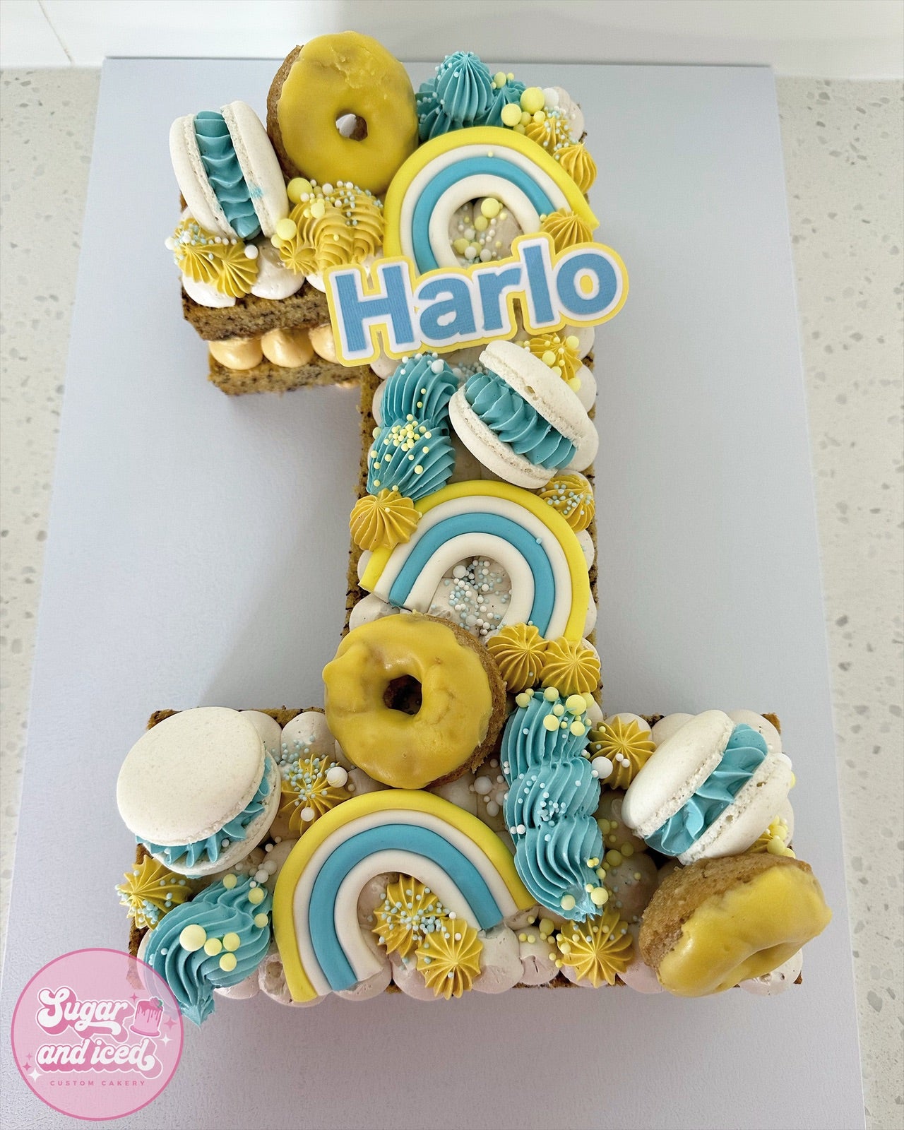 Custom Letter/Number Cake