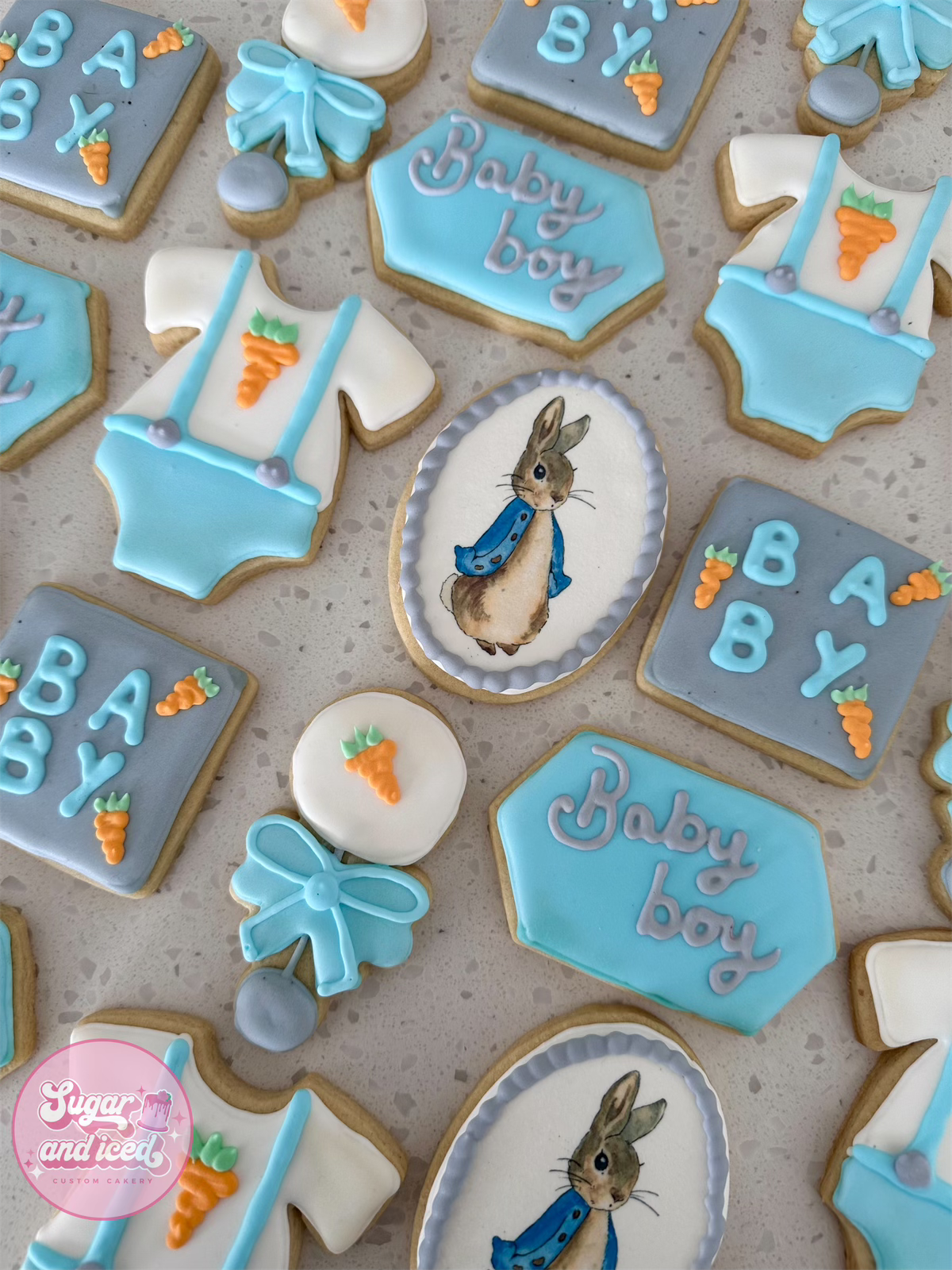 Custom Baby Shower Cookies