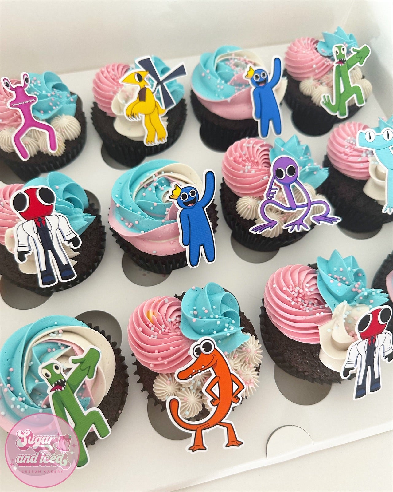 Custom Character Cupcakes