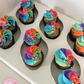 Rainbow Mini Cupcakes