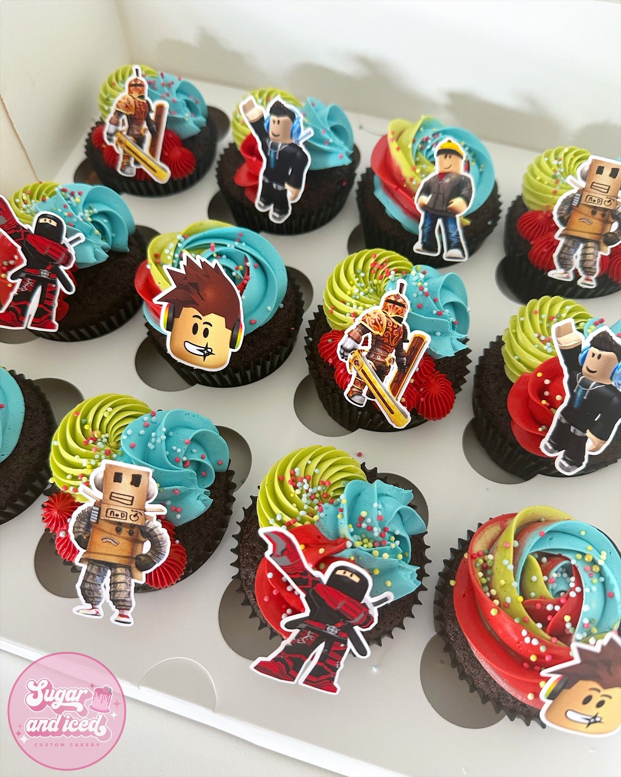 Custom Character Cupcakes