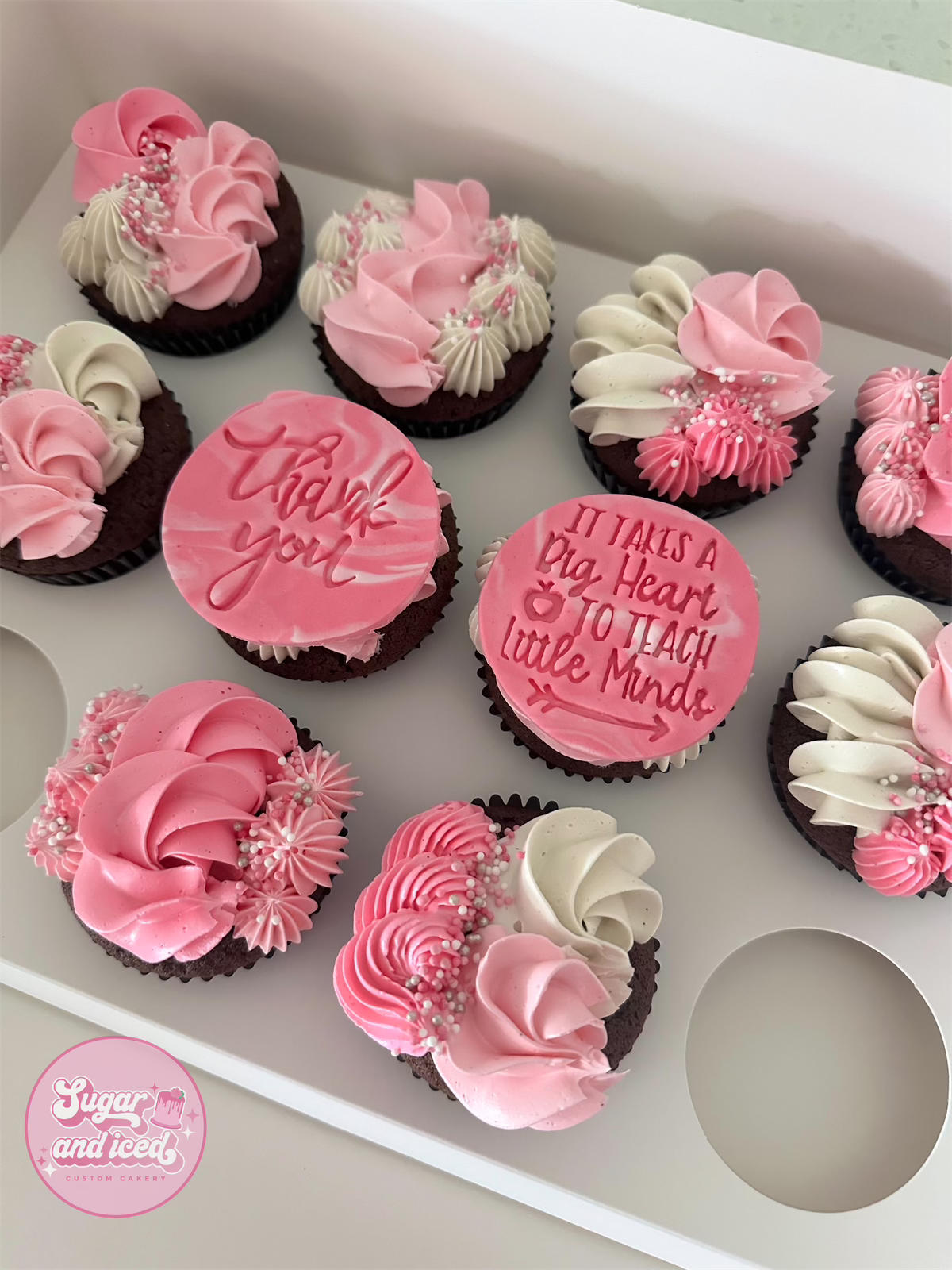 Custom Cupcakes (with toppers)