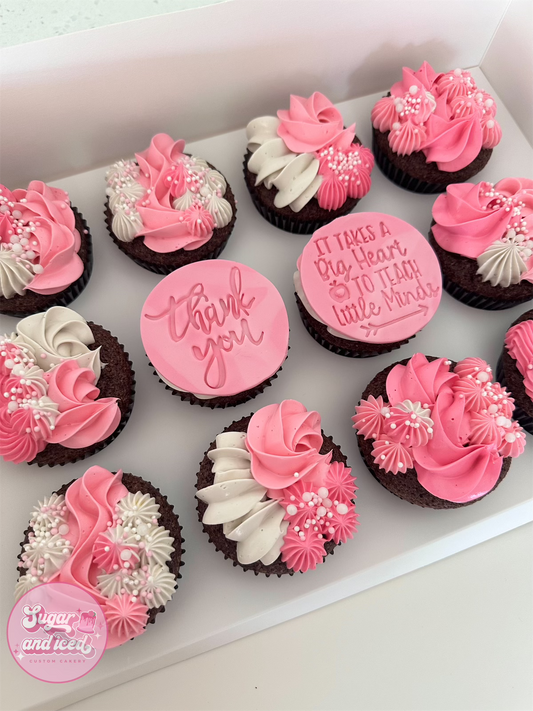Custom Cupcakes (with toppers)